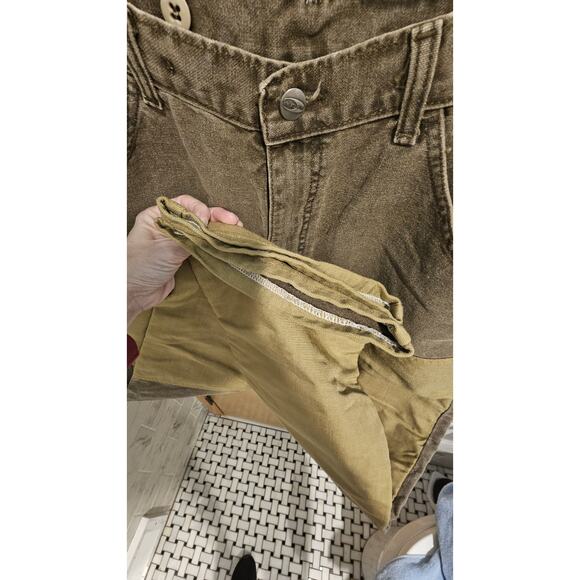 Wrangler Pro Gear Hunting Pants Canvas Brush Guard Brown 36x30 Double Knee Duck - Picture 5 of 9